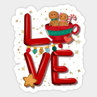 Love Christmas Sticker